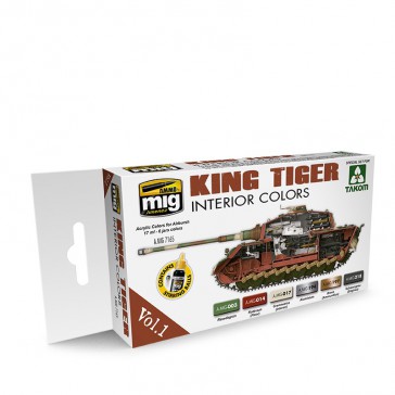 KING TIGER INTERIOR COLOR SPECIAL VOL. 1 6 JARS 17 ML