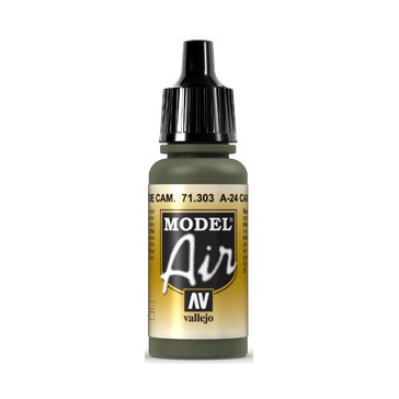 Peinture Acrylic Model Air (17ml) - A-24M Cam. Green