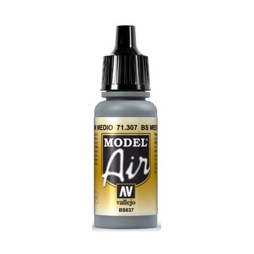 Acrylic paint Model Air (17ml)  - BS Medium Sea Grey