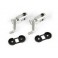 DISC.. Alu. Main Blade Grip w/ Thrust Bearing (Silver) Blade 130X