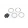 Beadlock rings, satin (2.2) (aluminum)(60mm (1)/ panhard link, 5x63mm