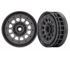 Wheels, Method 105 1.9' (charcoal gray, beadlock) (beadlock rings sol