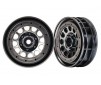 Wheels, Method 105 1.9' (black chrome, beadlock) (beadlock rings sold