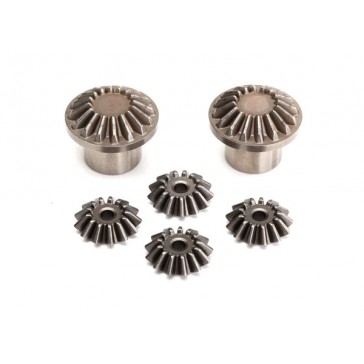 Gear set, rear differential (output gears (2)/ spider gears (4))