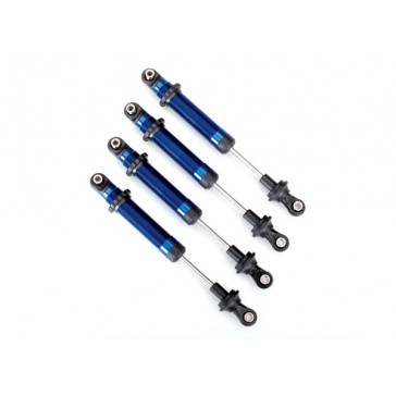Shocks, GTS, aluminum (blue-anodized) (assembled without springs) (4)