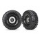 Tires and wheels, assembled (Method 105 black chrome beadlock wheels,