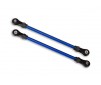 Suspension links, front lower, blue (2)  (5x104mm, powder coated stee