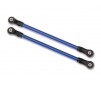 Suspension links, rear lower, blue (2) (5x115mm, powder coated steel)