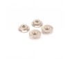 Titanium Low Profile M4 Serrated Nut (pk4)