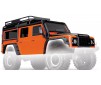 Body, Land Rover Defender, adventure orange (complete with ExoCage, i