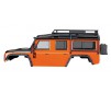 Body, Land Rover Defender, adventure orange (complete with ExoCage, i