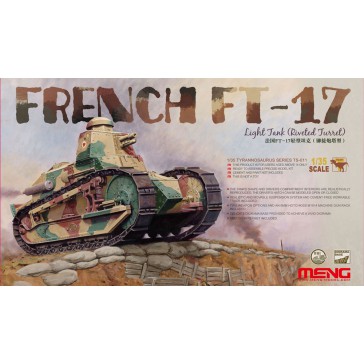 French FT-17 Light Tank (Riveted Turret)  - 1:35