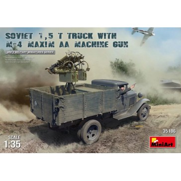 Soviet 1.5T Truck with M-4 Gun