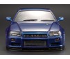 Nissan Skyline R34 195mm Metallic Blue lackiert RTU all-in