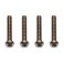 DISC.. TI SCREWS 3 X 16MM BHCS (4) TITANIUM