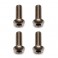 DISC.. TI SCREWS 3 X 8MM BHCS (4) TITANIUM