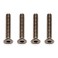 DISC.. TI SCREWS 3 X 18MM FHCS (4) TITANIUM