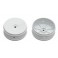 DISC.. 61mm BUGGY FRONT 2WD WHEEL HEX 12mm WHITE FOR 2.4" VTR TYPE