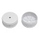 DISC.. 61mm BUGGY FRONT 4WD WHEEL HEX 12mm WHITE FOR 2.4" VTR TYPE