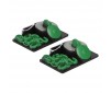 DISC.. Dummy towing chains and straps (2 pcs) - Green