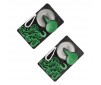 DISC.. Sangles et chaines de remorquage factice (2pcs) - vert