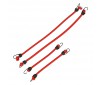 Sandow with hooks (2 pairs) - Red