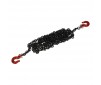 Towing chain with hooks - Black