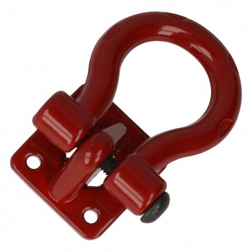 DISC.. 27 mm Towing eyelet with mounting plate and shackle