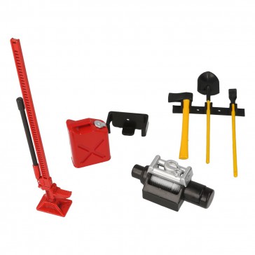 Set d'outils avec support - Rouge