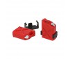 Fuel jerrycan with mount - red (2 pcs)