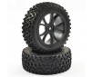 1/10TH MOUNTED CUBOID BUGGY FRONT TYRES 10-SPOKE