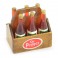 DISC.. SCALE WOOD CRATE w/SOFT DRINK BOTTLES