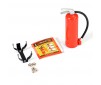 FIRE EXTINGUISHER & ALLOY MOUNT - RED