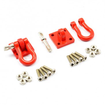 METAL BUMPER SHACKLES & MOUNTING BRACKET x2 (m2x6mm)