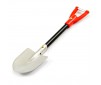 RED HANDLE METAL SPADE SHOVEL