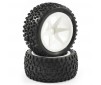 1/10TH MOUNTED CUBOID BUGGY REAR TYRES 6-SPOKE