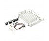 ALUMINIUM LUGGAGE RACK w/LED LAMPS L165MM X W112MM