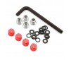 1.9 RH04 WHEEL HUBS RED