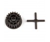 TC7.2 SPUR GEAR PULLEY AND DIFF X-PIN