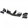 DISC.. V2 F1 FRONT WING (BLACK) FOR 1/10TH F1 CAR