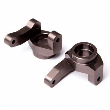 ALUMINIUM ZERO ACKERMAN KNUCKLE ARM (TITANIUM GREY) PR