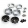 DISC.. 1.9 AR06 6 LUG ALUMINIUM BEADLOCK WHEELS (2)