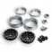 DISC.. 1.9 AR07 5 LUG ALUMINIUM BEADLOCK WHEELS (2)