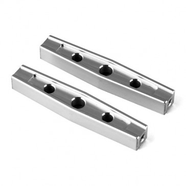 GS01 MACHINED M3 54MM UPPER LINK (SILVER) PR