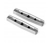 GS01 MACHINED M3 54MM UPPER LINK (SILVER) PR