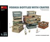 Vodka Bottles with Crates