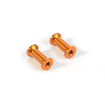 ALU REAR BRACE MOUNT 13MM - ORANGE