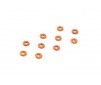 ALU SHIM 3x7x1.0MM - ORANGE (10)