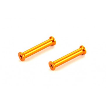 ALU MOUNT 28.5MM - ORANGE (2)