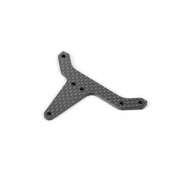 X12'15 REAR POD UPPER PLATE - GRAPHITE 2.5MM